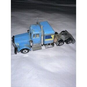 Vintage Yat Ming Blue Kenworth Semi Truck  1:87 Hong Kong